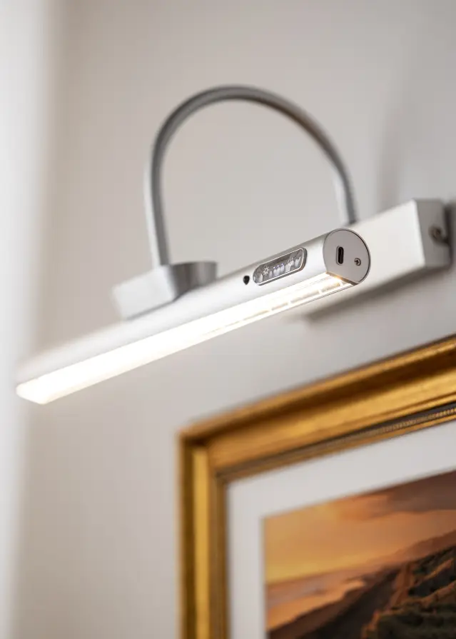 KAILA Spark Elemes Képvilágítás 35 cm - Ezüst