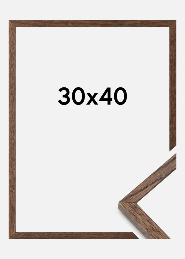 Massive Oak Akrilüveg Dark Painted 30x40 cm