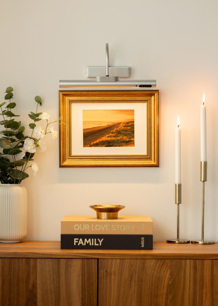 KAILA Spark Elemes Képvilágítás 35 cm - Ezüst