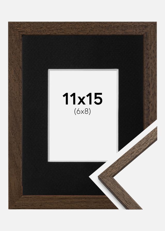 Keret Edsbyn Dió 11x15 cm - Paszpartu Fekete 7x9 cm