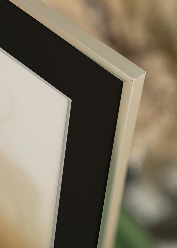 Keret New Lifestyle Ezüst 50x70 cm - Paszpartu Fekete 16x24 inches