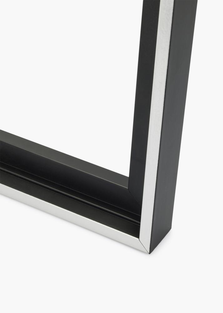 Vászonkeret Reno Fekete / Ezüst 50x50 cm