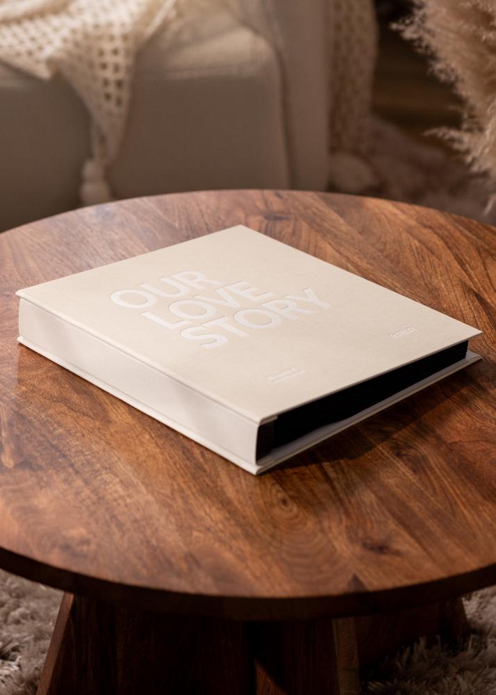 KAILA Fotóalbum OUR LOVE STORY Krém - 600 kép 10x15 cm-ben