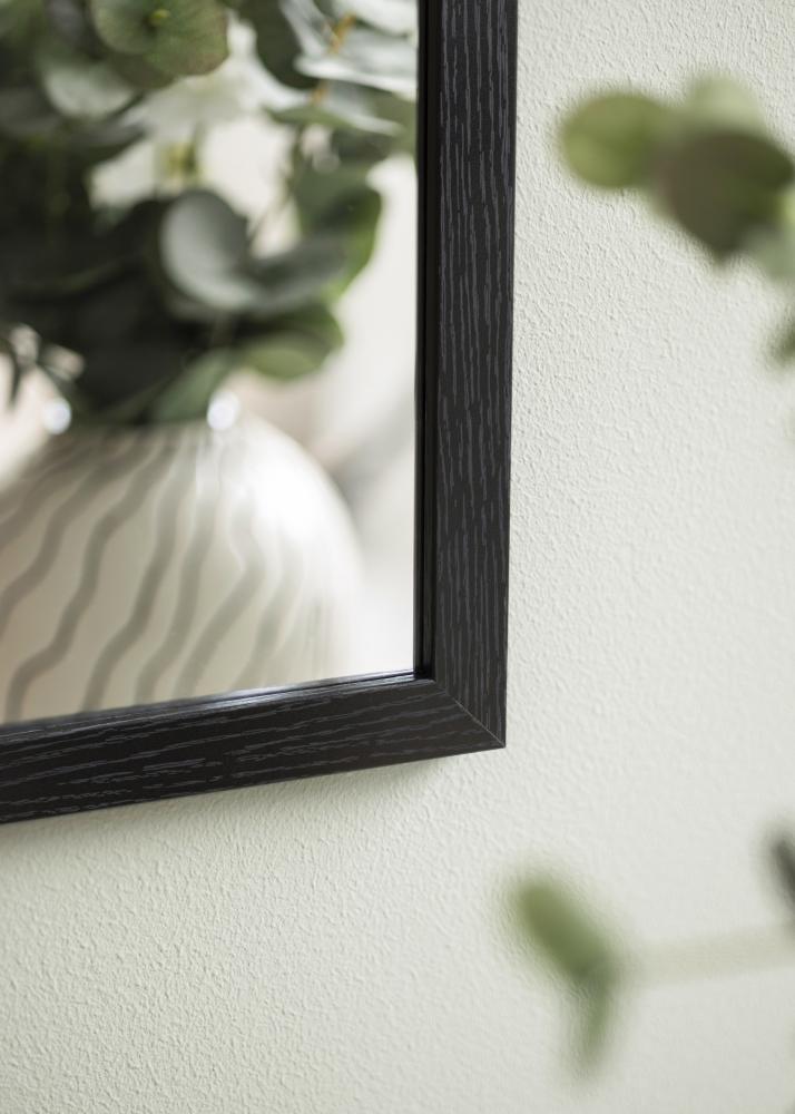 Tükör Overdoor Fekete 34x126 cm