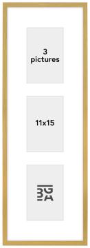 Edsbyn Kollázs keret VIII Arany - 3 Képek (11x15 cm)