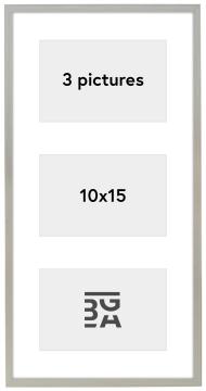 Edsbyn Kollázs keret XV Ezüst - 3 Képek (10x15 cm)