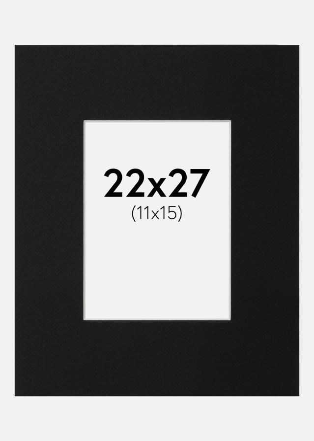 Paszpartu Fekete Standard (Fehér Mag) 22x27 cm (11x15)