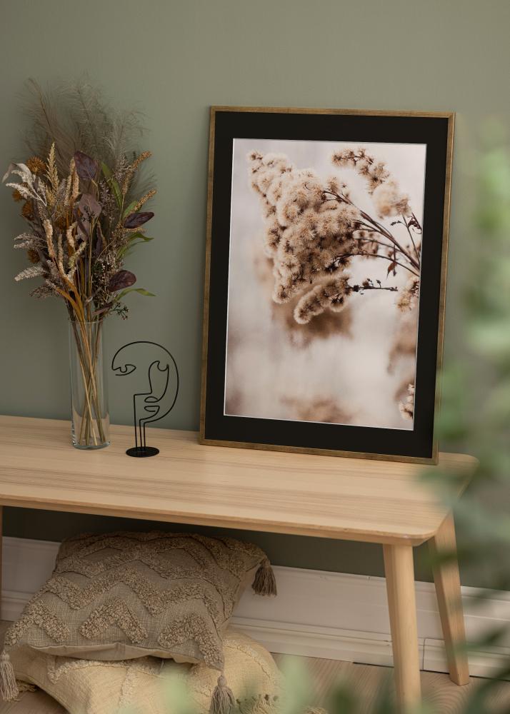 Keret Galant Arany 40x50 cm - Paszpartu Fekete 12x16 inches