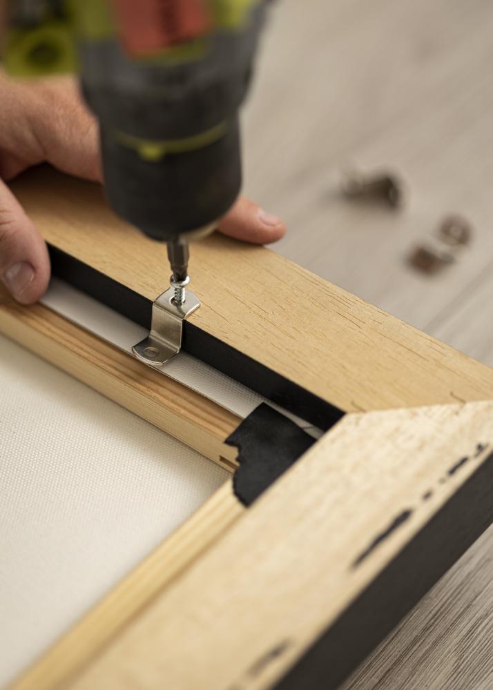 Vászonkeret Knoxville Fekete 50x60 cm