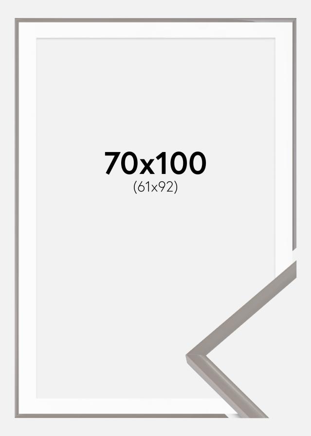 Keret New Lifestyle Earth Grey 70x100 cm - Paszpartu Fehér 62x93 cm