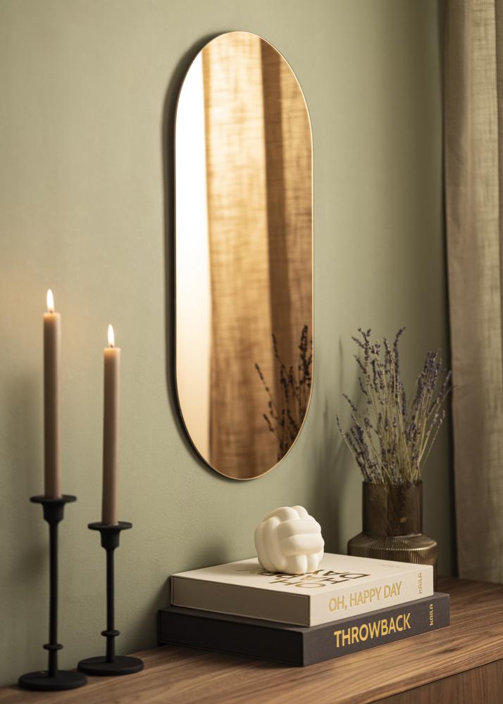 KAILA Tükör Ovális Rose Gold 35x70 cm