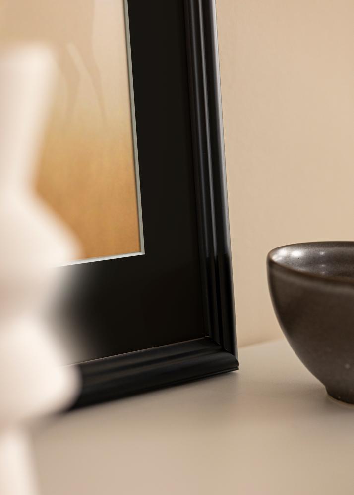 Keret Siljan Fekete 60x60 cm - Paszpartu Fekete 50x50 cm