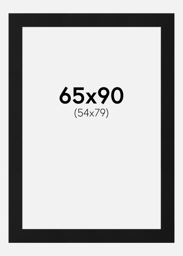 Paszpartu Fekete Standard (Fehér Mag) 65x90 cm (54x79)