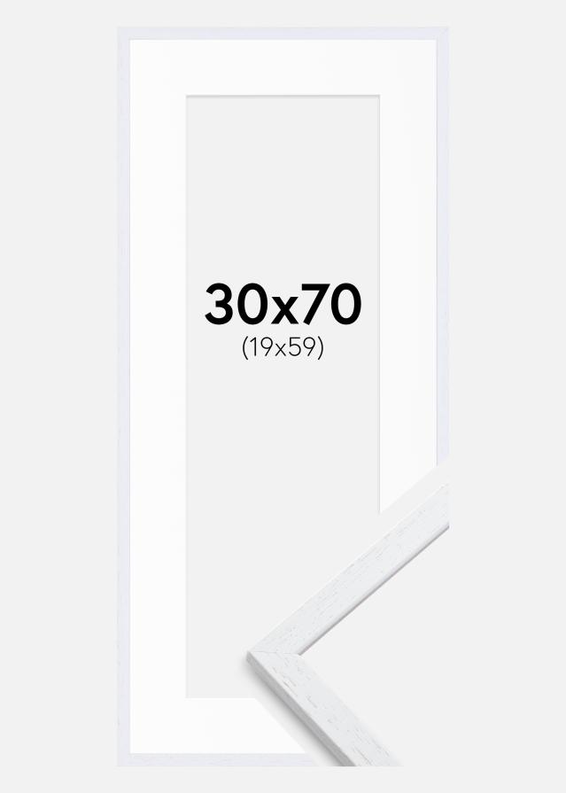 Keret Edsbyn Warm White 30x70 cm - Paszpartu Fehér 20x60 cm