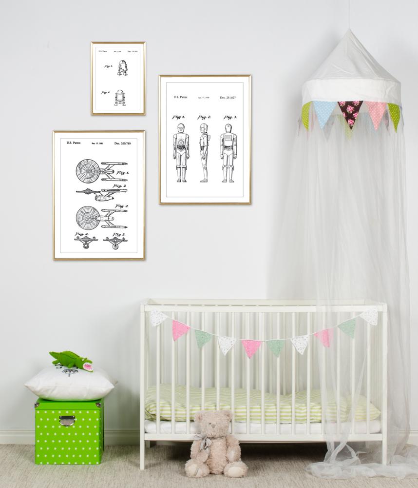 Szabadalmi rajz - Star Wars - R2-D2 Poszter