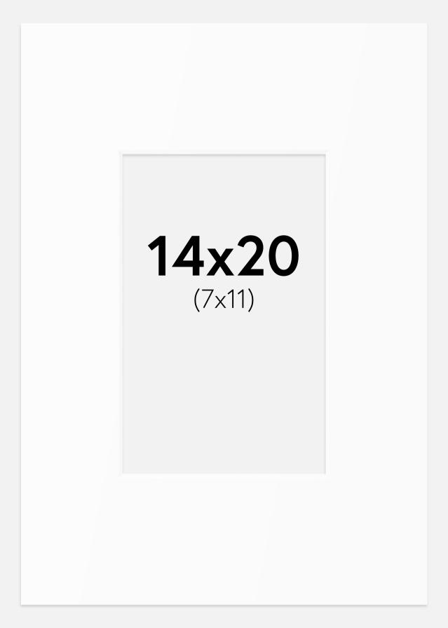 Paszpartu Standard fehér (fehér mag) 14x20 cm (7x11)