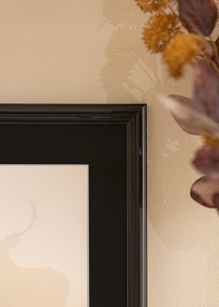 Keret Siljan Fekete 60x60 cm - Paszpartu Fekete 50x50 cm