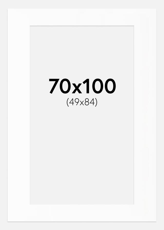 Paszpartu Standard fehér (fehér mag) 70x100 cm (49x84)