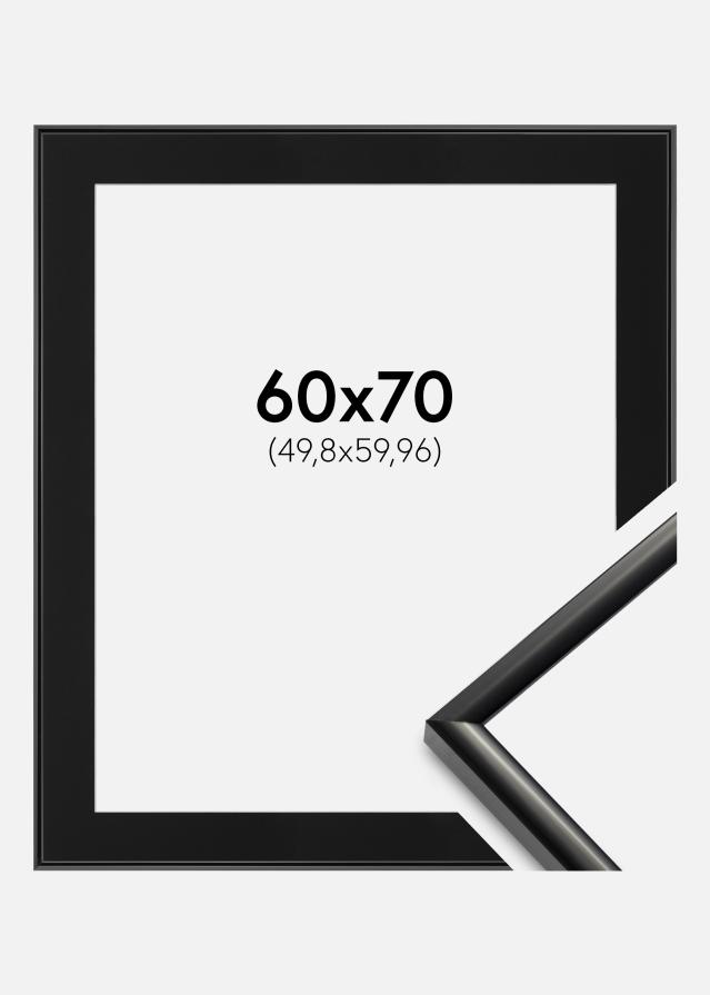 Keret New Lifestyle Fekete 60x70 cm - Paszpartu Fekete 20x24 inches