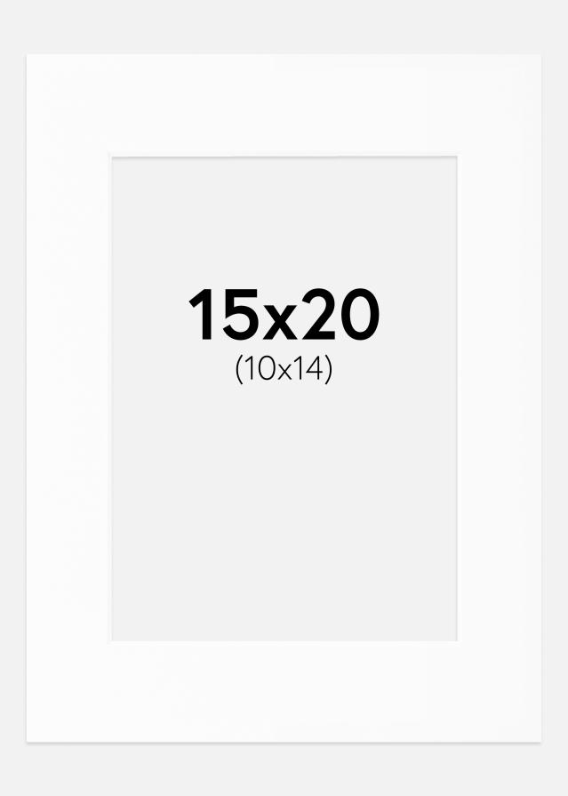 Paszpartu Fehér Standard Fehér él 15x20 cm (10x14)