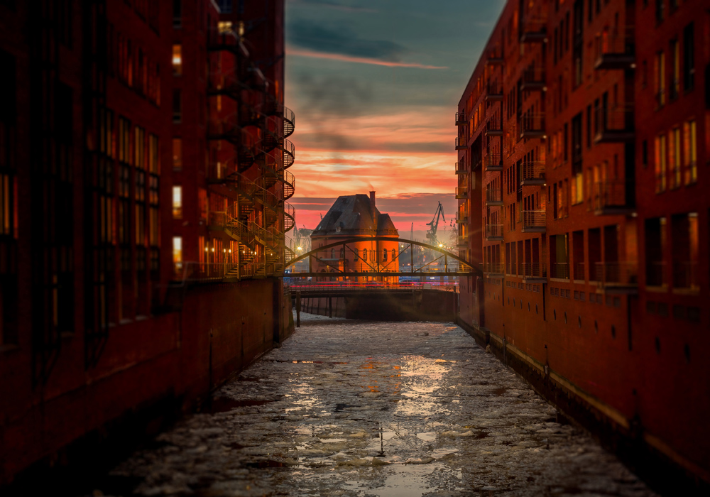 Város a vízben Poszter