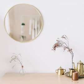 Elegáns arany tükör