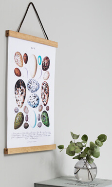 Poszterakasztó tölgyfából