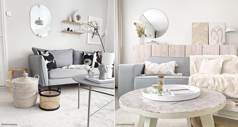 Nappali berendezés - világos és friss