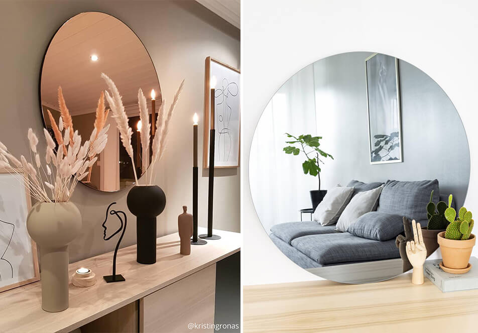 Tónusos tükrök - kerek tükrök